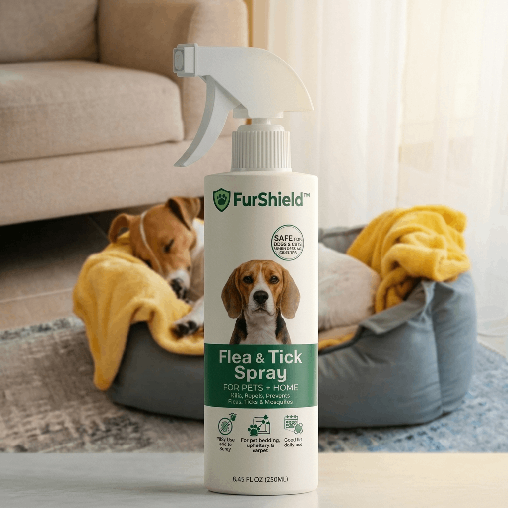 FurShield™ Natural Flea And Tick Defense Spray