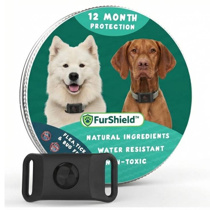 FurShield™ Flea & Tick Defense Collar Pendant - FREE Today