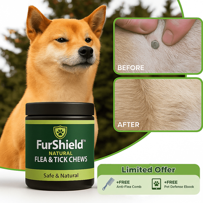 FurShield™ Natural Flea And Tick Defense Chews