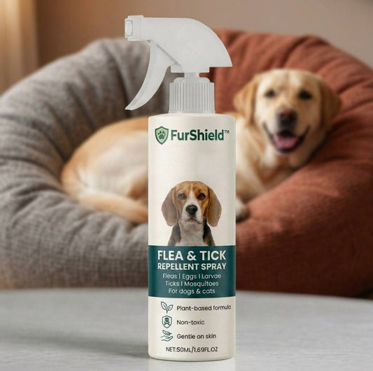 FurShield™ Natural Flea And Tick Defense Spray