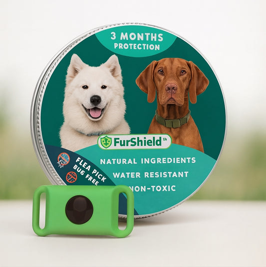 FurShield™ Flea & Tick Defense Collar Pendant + Silicon Collar